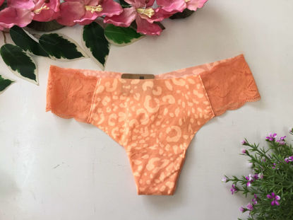 Imagen de PINK Panty Tanga Naranja S